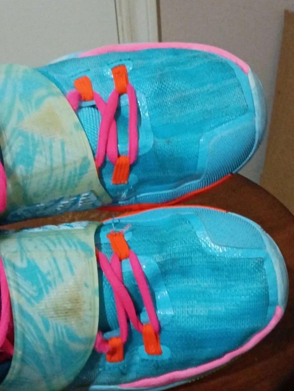 Nike Kyrie 6 Pool Day Shoes 7Y Basketball CZ4686-409 Kyrie Irving Sneakers